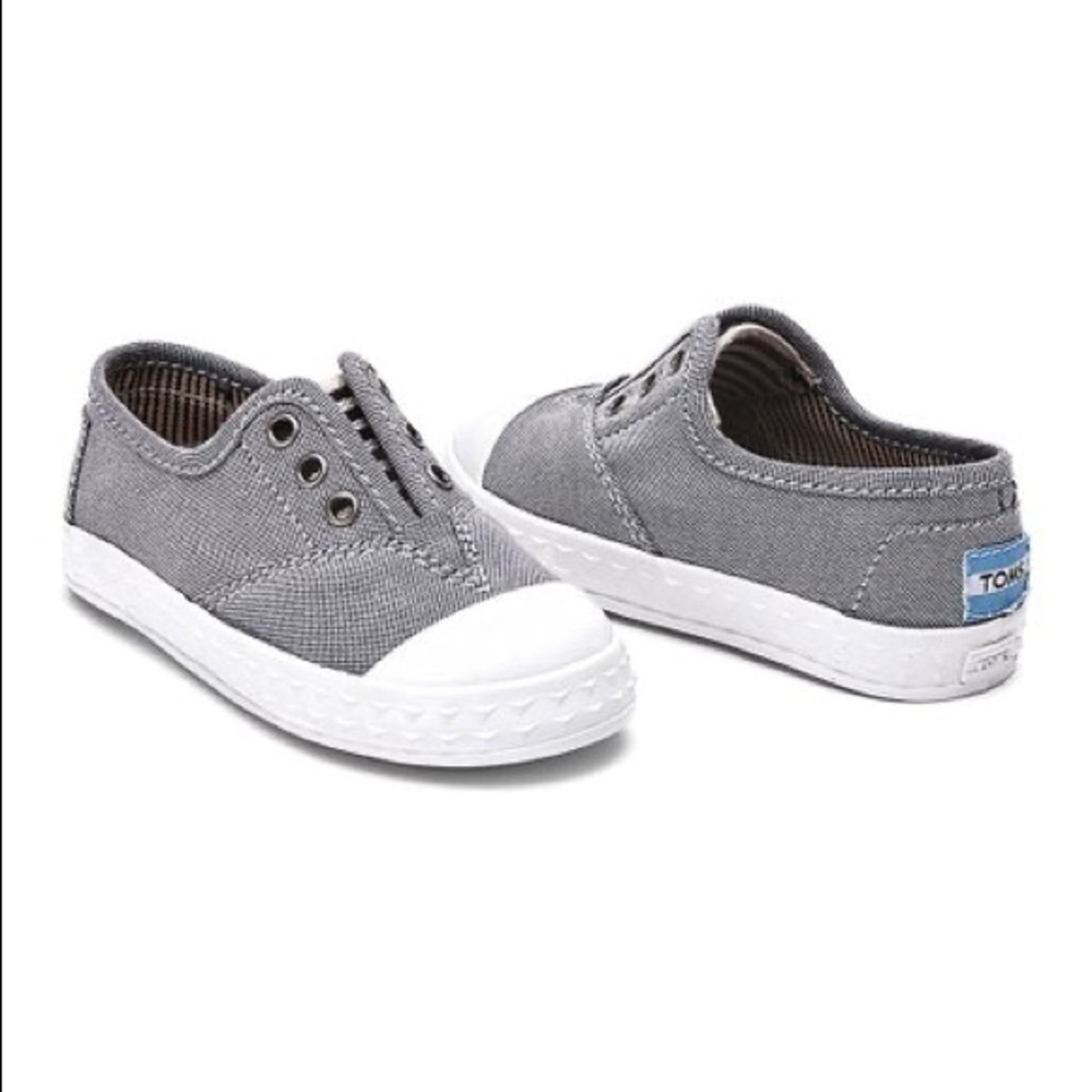 TOMS Tiny Zuma Sneaker Light Blue Chambray Baby 2